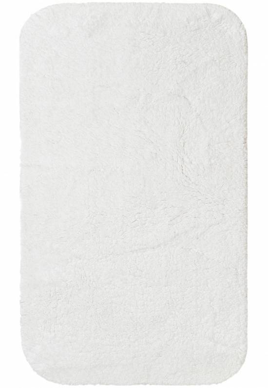 Белый коврик для ванной Organic Soft 1601 White