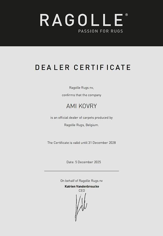 Бельгийский вискозный ковер RS3186-R351